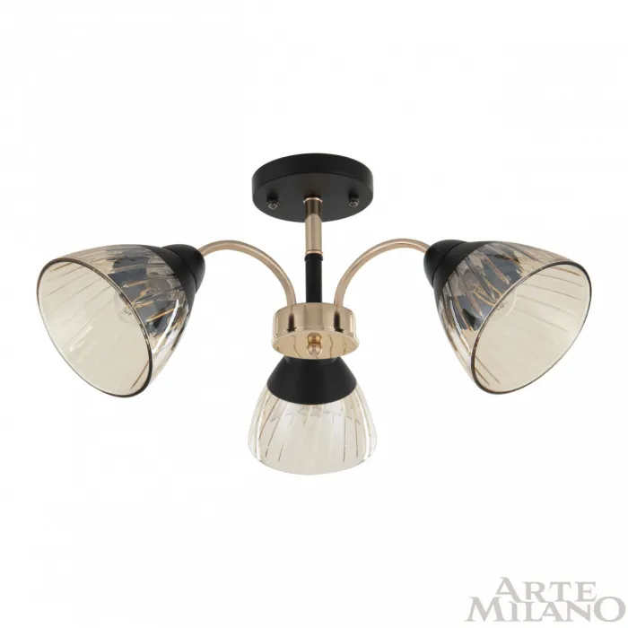 Люстра Arte Milano Napoli-320119 320119/3 FG+BK от ImperiumLoft