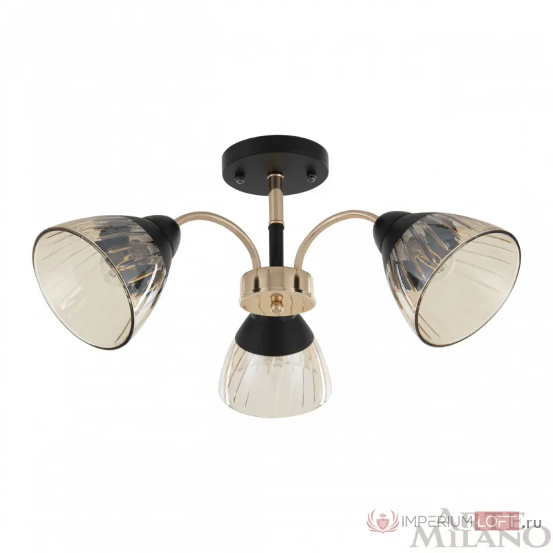 Люстра Arte Milano Napoli-320119 320119/3 FG+BK от ImperiumLoft