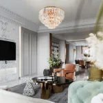 Потолочная люстра Arte Milano Sorrento-7209 377209/6/390 GD