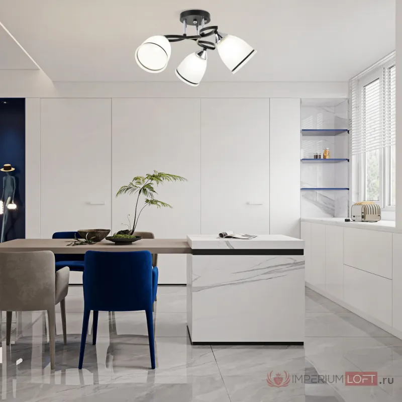 Люстра Arte Milano AMALFI-325885 325885/3A BK+CR от ImperiumLoft