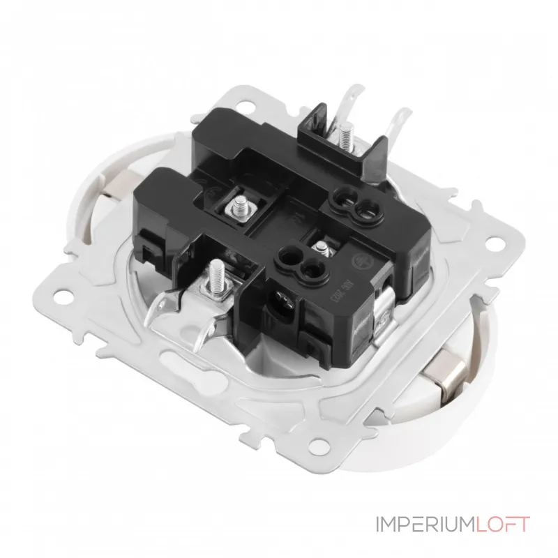 Розетка двойная с заземлением, 16A 250V 202.40-2.white