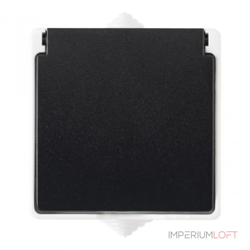 Розетка с заземлением и шторками, 16A 250V 309.40-1.grey от ImperiumLoft