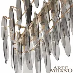 Подвесная люстра Arte Milano AM-7753B 0853B.L900.W350.H510.E14.6 G