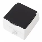 Розетка с заземлением и шторками, 16A 250V 309.40-1.grey от ImperiumLoft