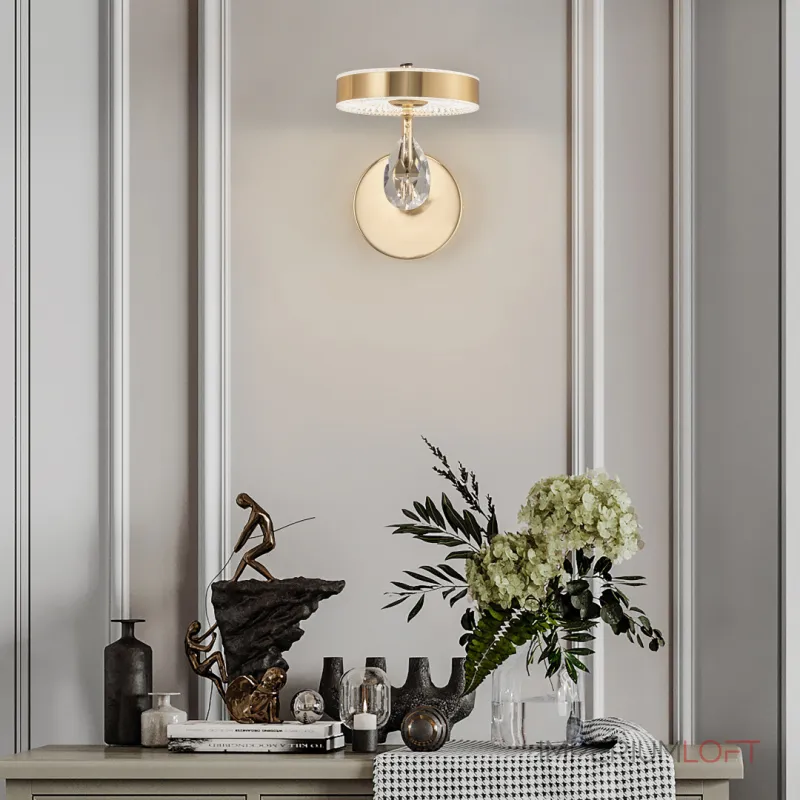 Бра светодиодный Arte Milano Ferrara-72210 272210/1B GD