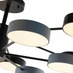Светильник светодиодный Arte Milano Ferrara 250906/12B Bk/Gr