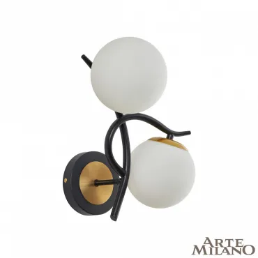 Бра Arte Milano Neapolis-73408 273408/2B BK/GD