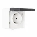 Розетка с заземлением и шторками, 16A 250V 309.40-1.grey от ImperiumLoft