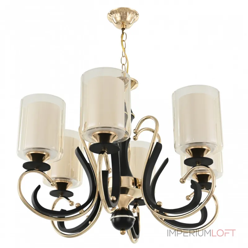 Подвесная люстра Arte Milano Florentia-2237 302237/6 Bk/Gd
