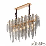 Подвесная люстра Arte Milano AM-7753B 0853B.L900.W350.H510.E14.6 G