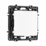 Розетка с заземлением, шторками и защитной крышкой, 16A 250V 217.41-1.white