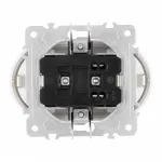 Розетка двойная с заземлением, 16A 250V 202.40-2.white