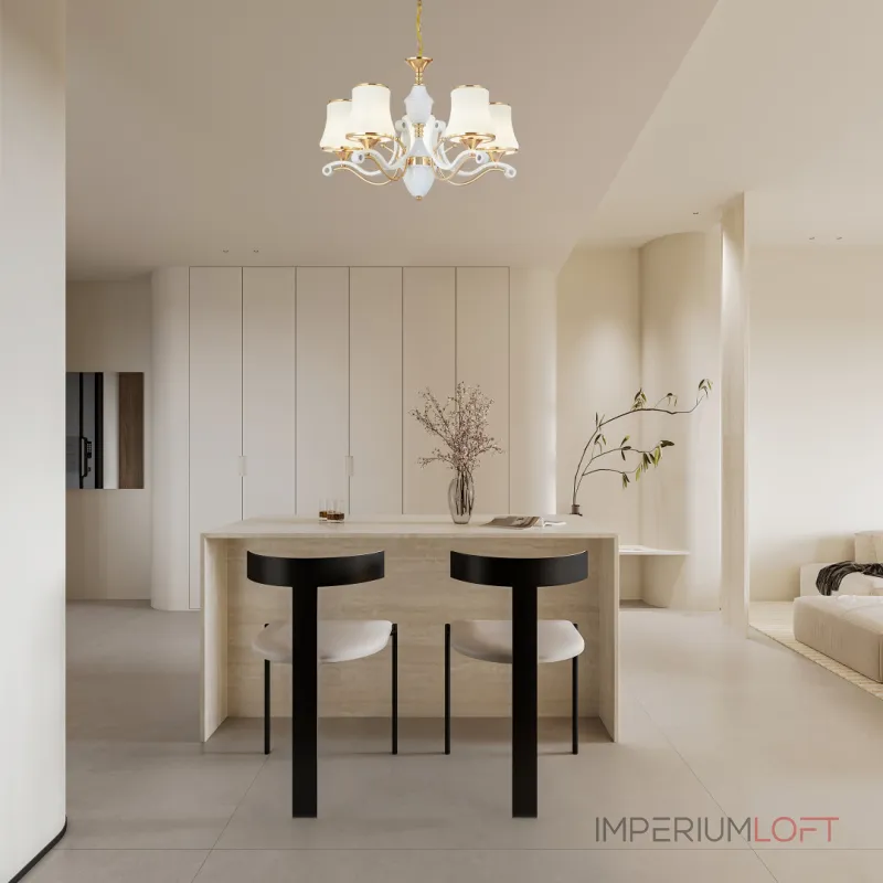 Подвесная люстра Arte Milano Florentia-3987 303987/5 Wh/Gd Подвесная люстра Arte Milano Florentia-3987 303987/5 Wh/Gd