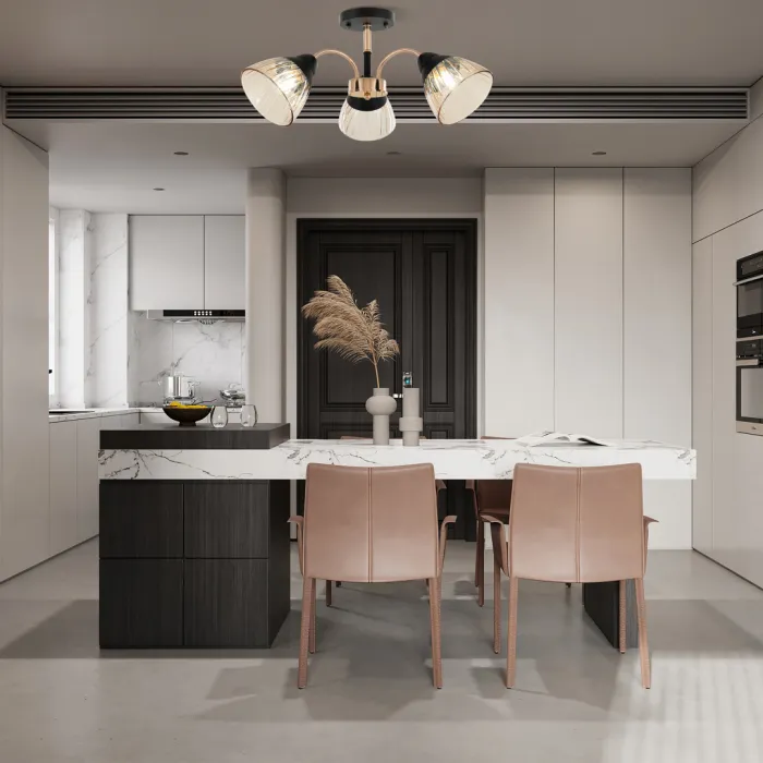 Люстра Arte Milano Napoli-320119 320119/3 FG+BK от ImperiumLoft