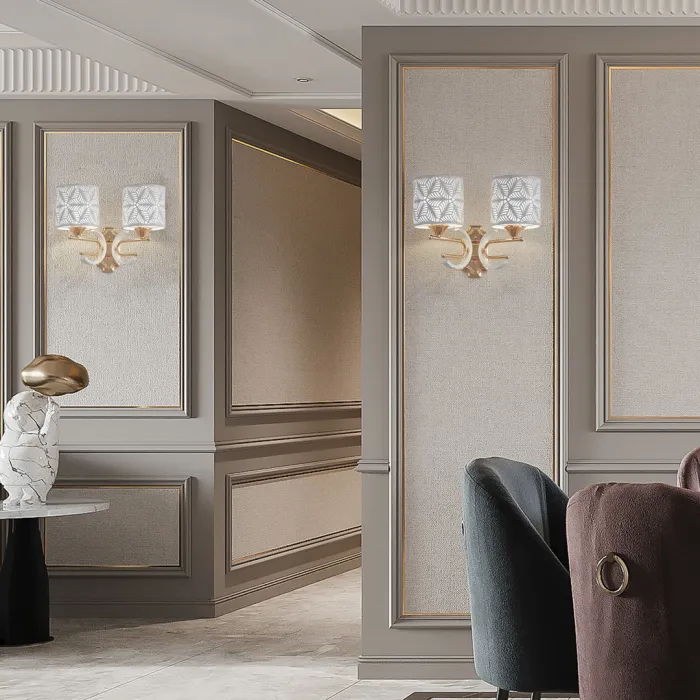 Бра Arte Milano Florentia-2097 302097/2W Wh/Gd от ImperiumLoft
