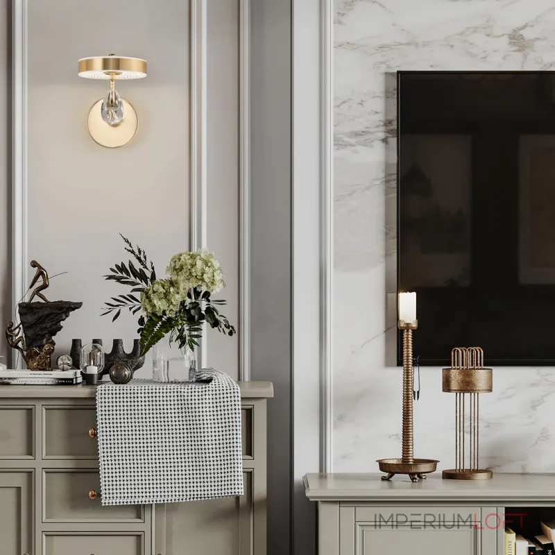 Бра светодиодный Arte Milano Ferrara-72210 272210/1B GD