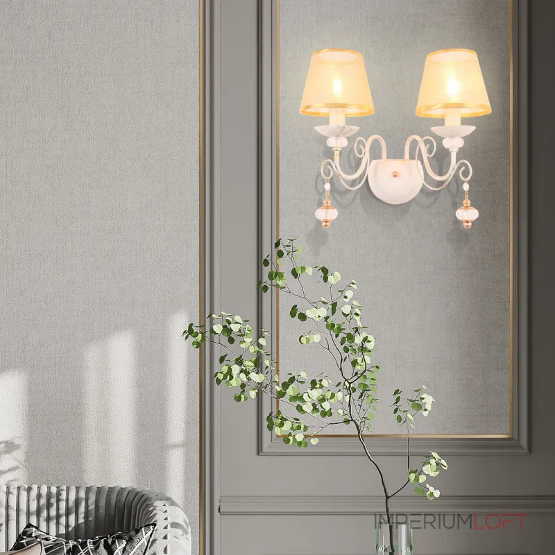 Бра Arte Milano AM347620 347620/2W WT+G Бра Arte Milano AM347620 347620/2W WT+G