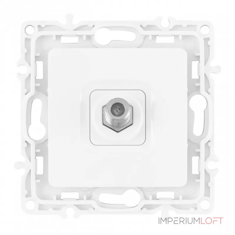 Розетка спутниковая, SAT TV 217.42-1.white от ImperiumLoft