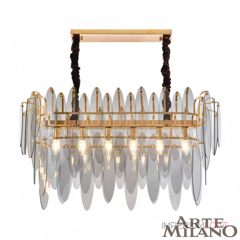 Подвесная люстра Arte Milano AM-7753B 0853B.L900.W350.H510.E14.6 G