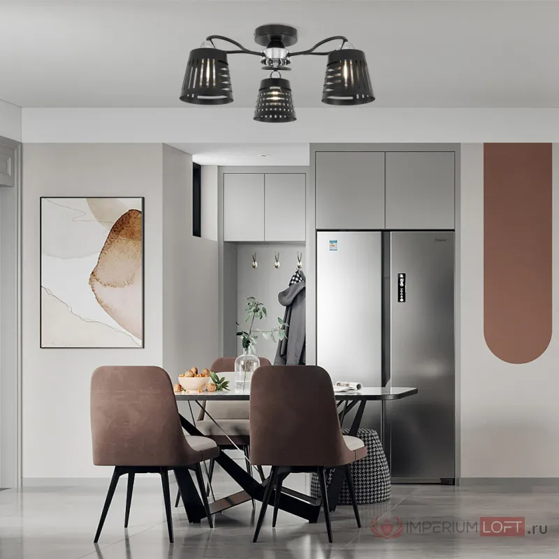 Люстра Arte Milano AMALFI-328207 328207/3 BK.CR от ImperiumLoft