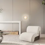 Настенный светильник светодиодный Arte Milano AM-1252B 1.1252B.D150.H150.LED Ni