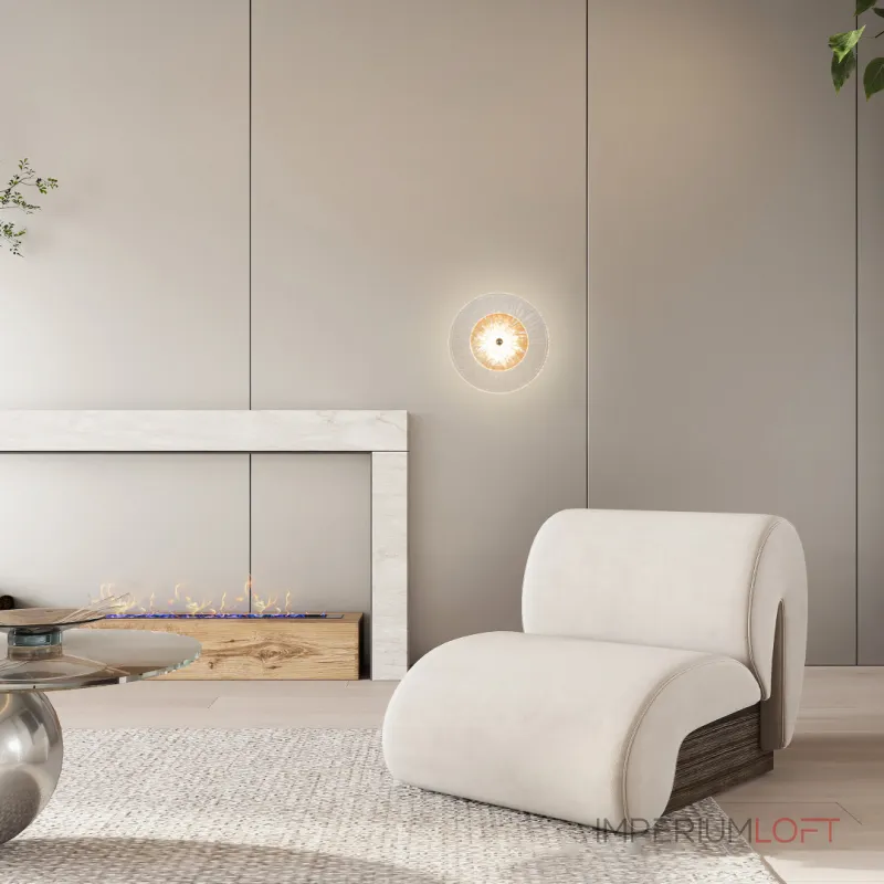 Настенный светильник светодиодный Arte Milano AM-1252B 1.1252B.D150.H150.LED Ni