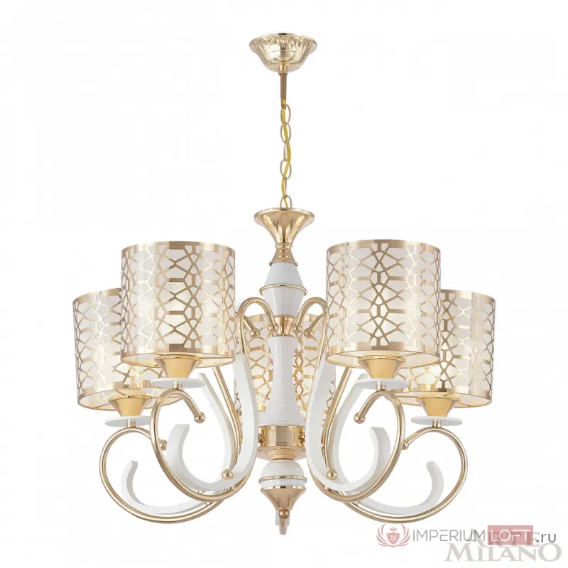 Люстра подвесная Arte Milano Florentia-1237 301237/5 Wh/Gd от ImperiumLoft