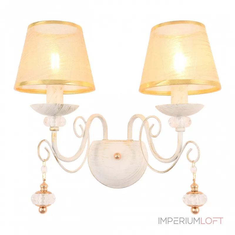 Бра Arte Milano AM347620 347620/2W WT+G Бра Arte Milano AM347620 347620/2W WT+G