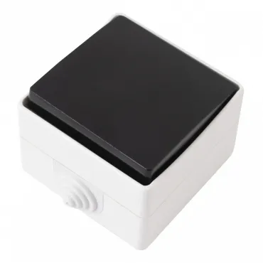 Выключатель одноклавишный, 10AX 250V 309.30-1.grey