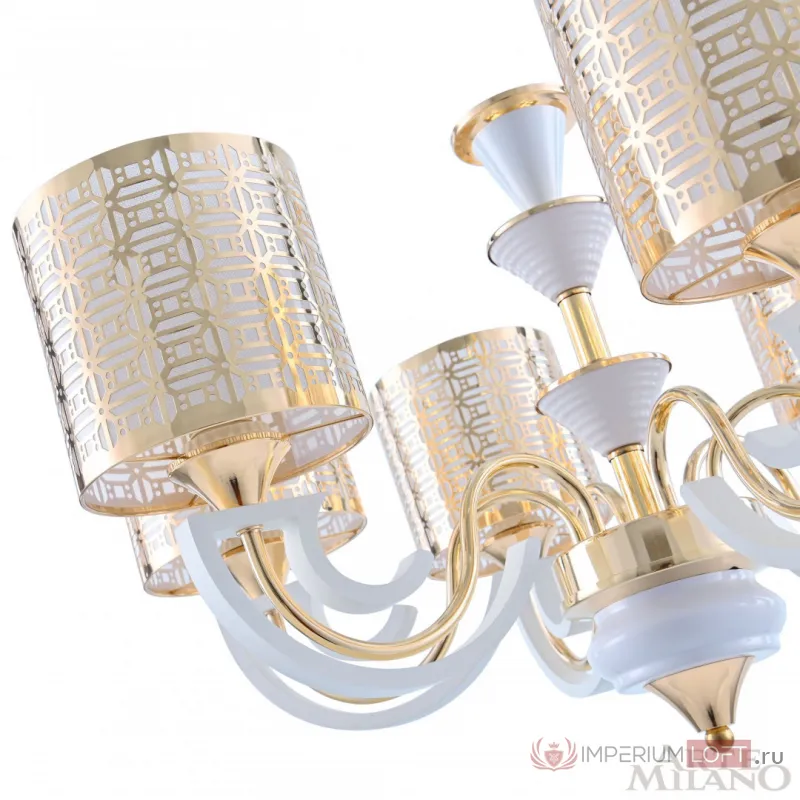 Люстра подвесная Arte Milano Florentia-8857 308857/5 Wh/Gd от ImperiumLoft