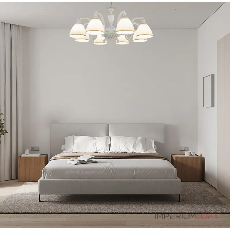 Подвесная люстра Arte Milano AM341837 341837/8 WT+G