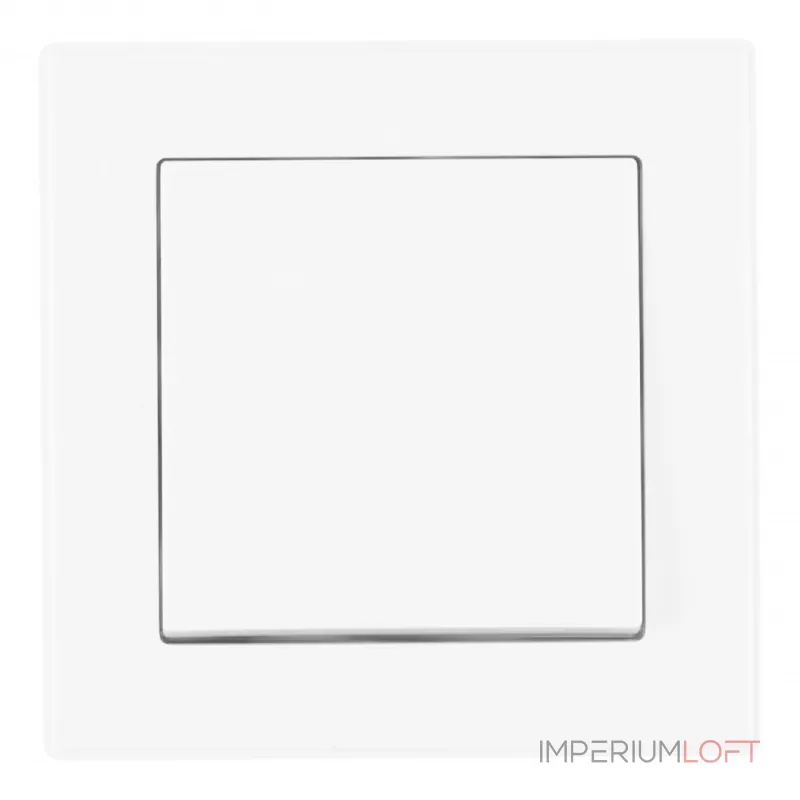 Выключатель одноклавишный с рамкой Arte Milano SET06-1-30-1 white
