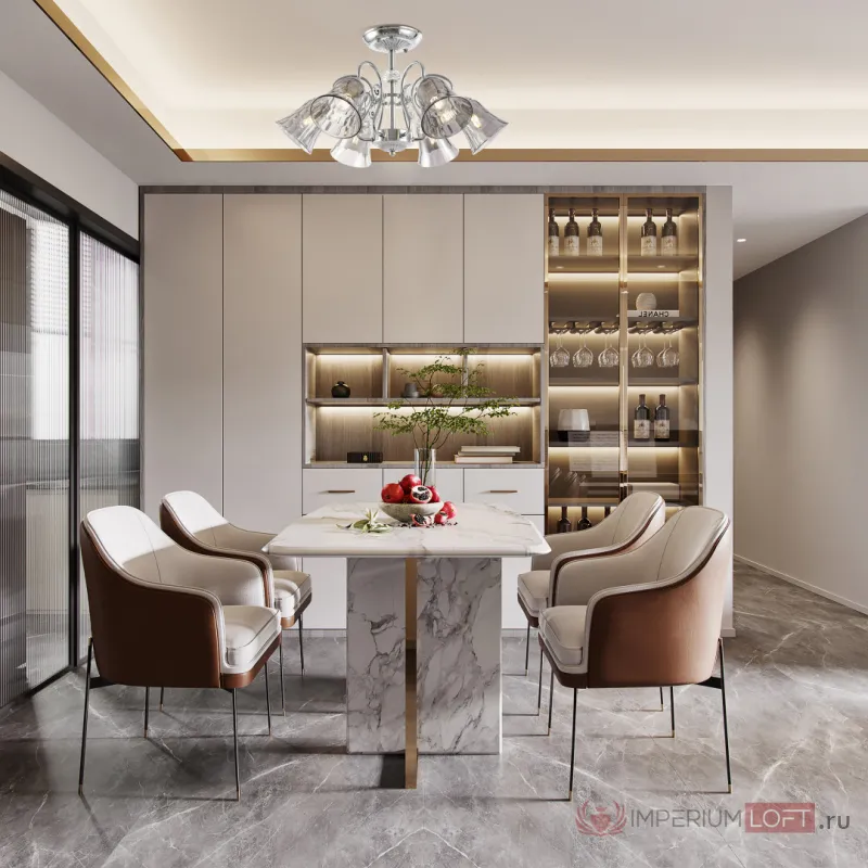 Люстра Arte Milano AM340800 340800/6 CR от ImperiumLoft