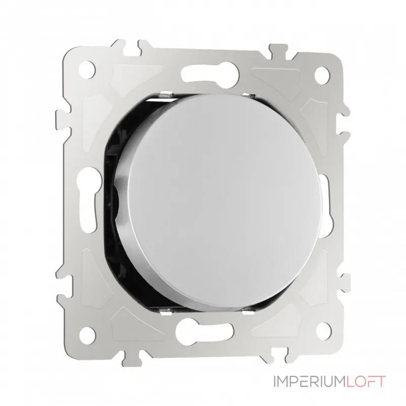 Выключатель одноклавишный, 10AX 250V 202.30-1.silver