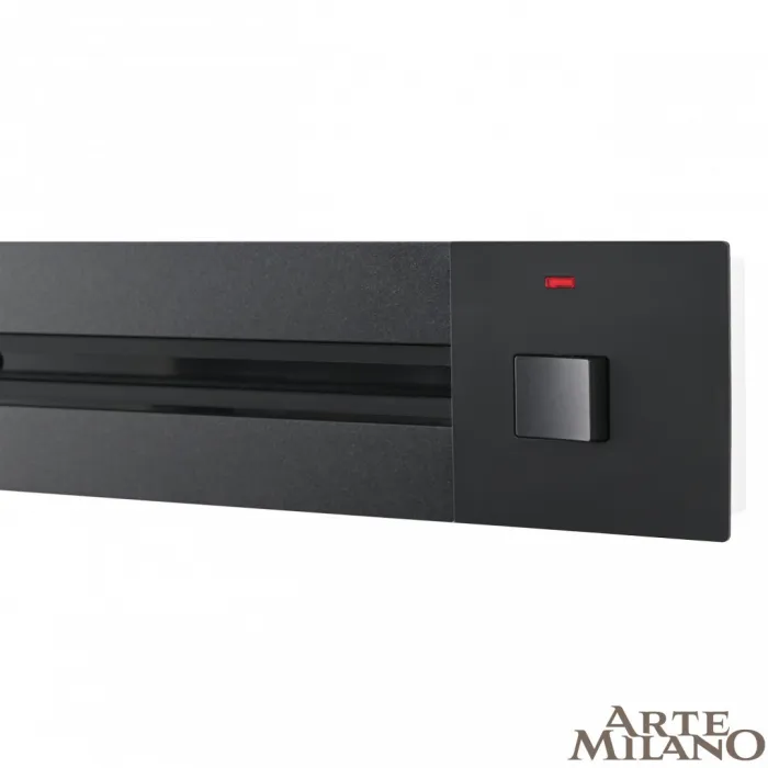 Встраиваемый шинопровод с выключателем, 25A 250V 385201TBB/100 Black от ImperiumLoft