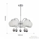 Люстра на штанге Arte Milano Neapolis-76207 276207/5 Ni