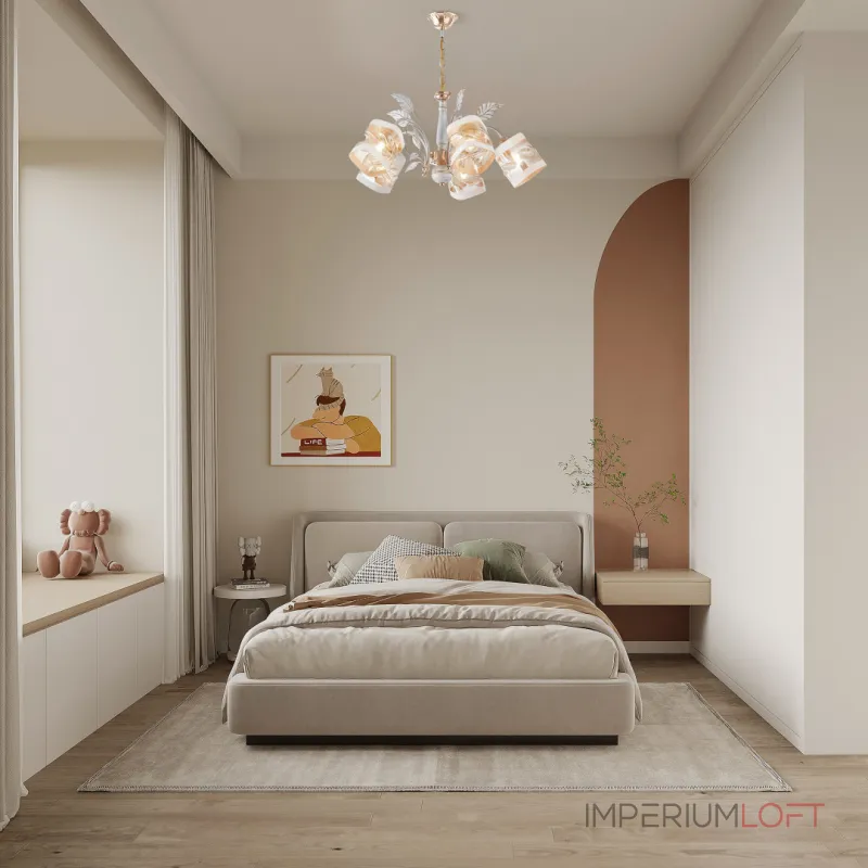 Подвесная люстра Arte Milano Amalfi-3026 333026/5 WT+FGD