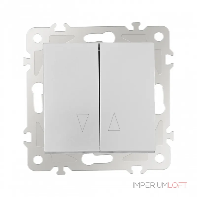 Выключатель жалюзи, 10A 250V 206.38-2.silver от ImperiumLoft Выключатель жалюзи, 10A 250V 206.38-2.silver от ImperiumLoft