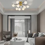 Потолочная люстра Arte Milano Neapolis-73408 273408/9 BK/GD