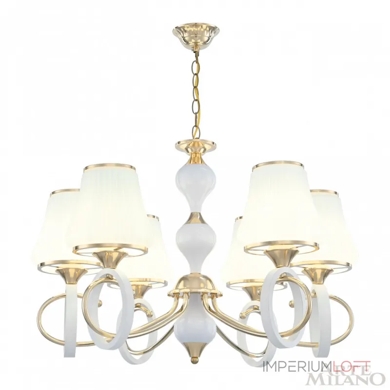 Подвесная люстра Arte Milano Florentia-2387 302387/6 Wh/Gd