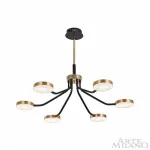 Люстра на штанге Arte Milano Ferrara-76079 276079/6 BK/GD