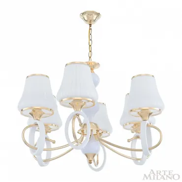Люстра подвесная Arte Milano Florentia-2387 302387/6 Wh/Gd