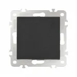Выключатель одноклавишный, 10AX 250V 206.30-1.black