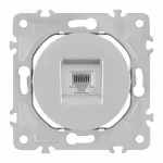 Розетка интернет, RJ45 202.45-1.silver