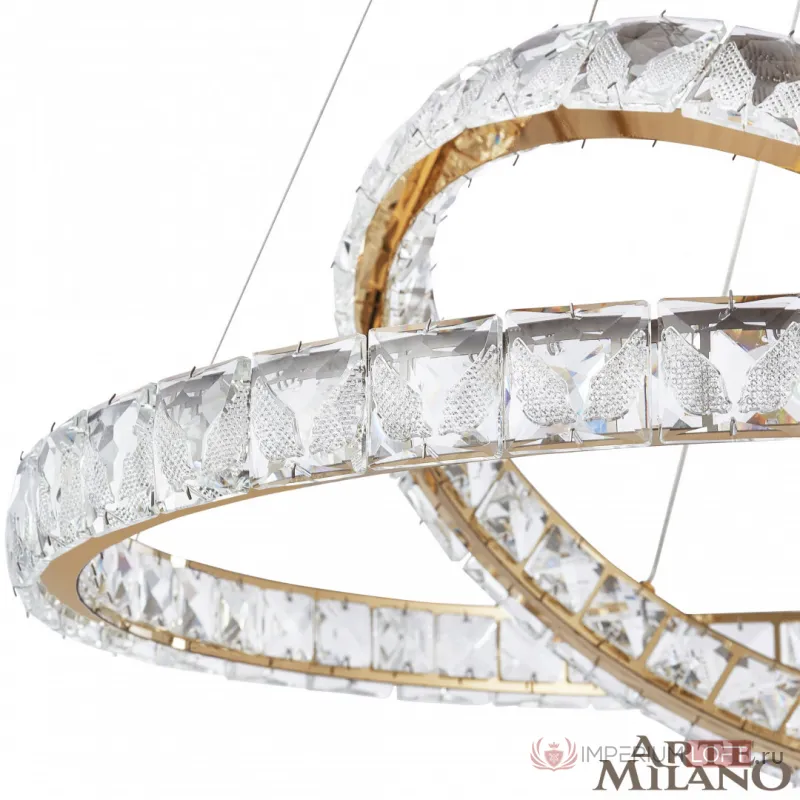 Люстра светодиодная Arte Milano AM-Venezia 311311/D800-D600 GD от ImperiumLoft