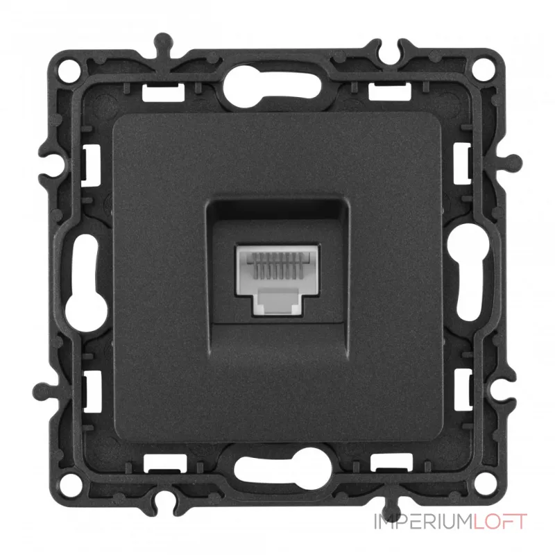 Розетка интернет, RJ45 217.45-1.black