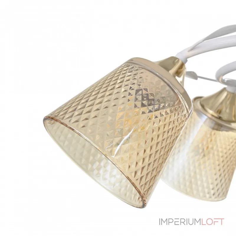 Потолочная люстра Arte Milano AMALFI-323006 323006/5 FG+WT Потолочная люстра Arte Milano AMALFI-323006 323006/5 FG+WT