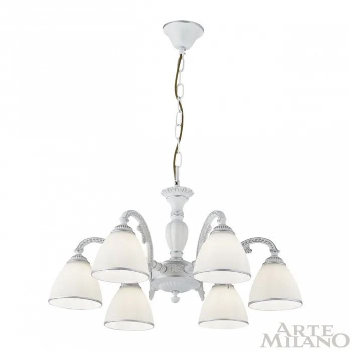 Люстра Arte Milano AM340837 340837/6 WT+SL от ImperiumLoft