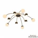 Потолочная люстра Arte Milano Ferrara-71040 272040/10 BK/GD