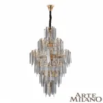 Подвесная люстра Arte Milano AM-7753B 1853B.D800.H1300.E14.25 G